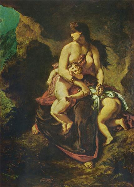 Medea, 1838 - Eugene Delacroix