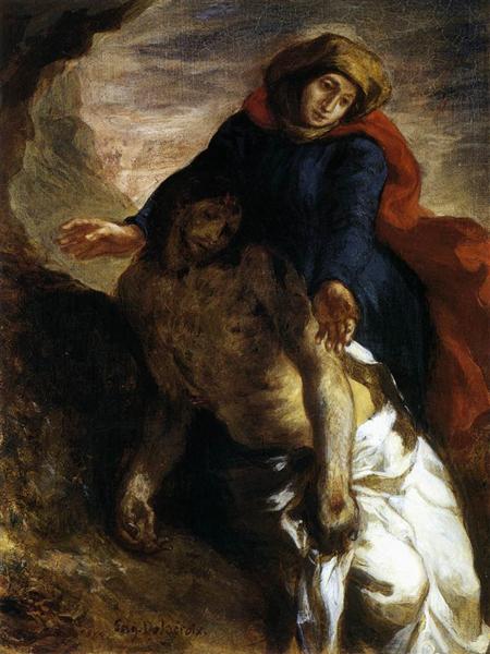 Pietà, 1850 - Eugene Delacroix
