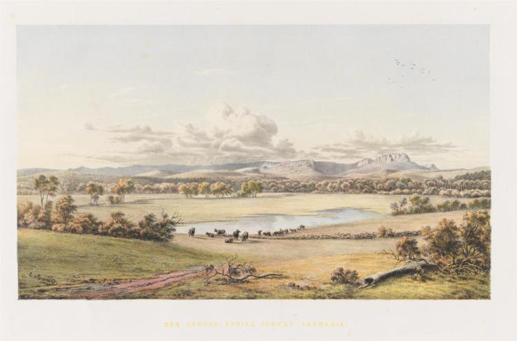 Ben Lomond, Epping Forest, Tasmania, 1867 - Ойген фон Герард