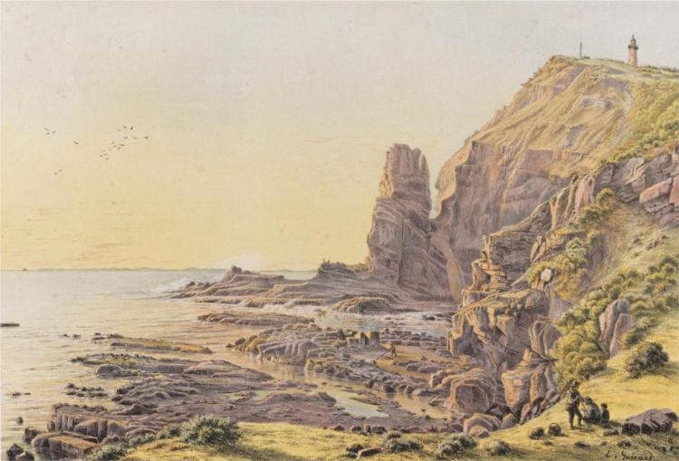 Castle Rock, Cape Schanck, 1867 - Eugene von Guerard