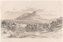 Mt. Sturgeon and the Wannon in the Grampians, Victoria - Eugene von Guérard