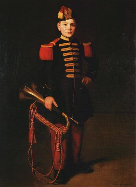 Child with a pipe, 1870 - Єва Гонсалес