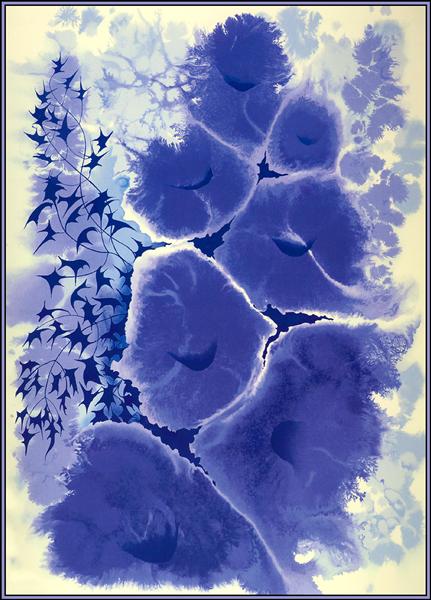 Mauve Floral, 1997 - Eyvind Earle