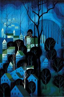 Midnight Blue - Eyvind Earle