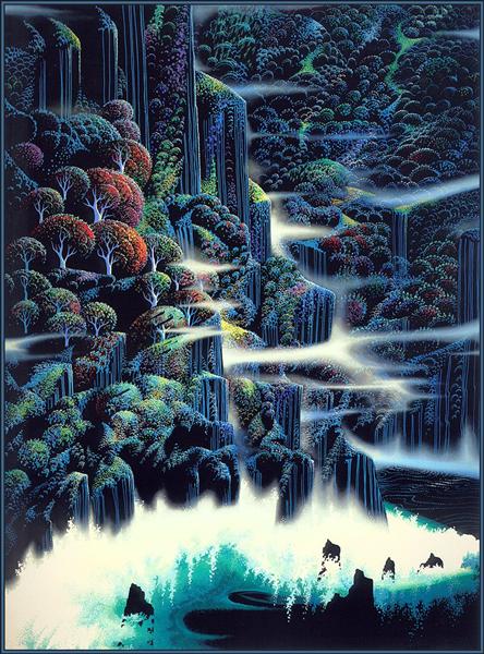 Ocean Cliffs, 1991 - Eyvind Earle