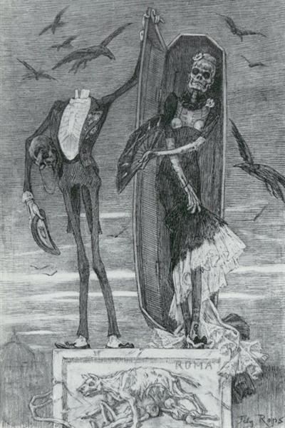 The Supreme Vice, 1883 - Félicien Rops