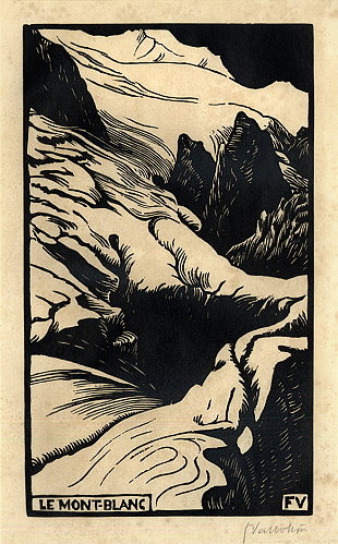 Mont Blanc, 1892 - Félix Vallotton
