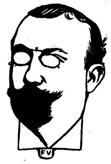 Portrait of French writer Henri Mazel, 1898 - Феликс Валлотон