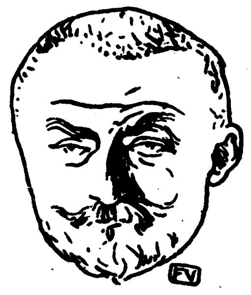 Portrait of French writer Joris Karl Huysmans, 1898 - Felix Vallotton