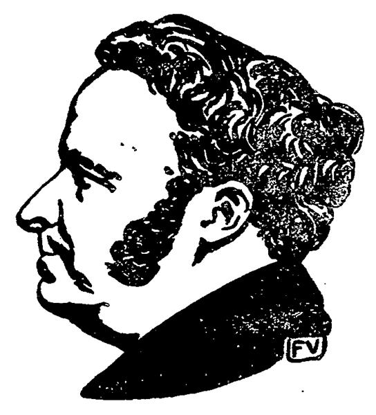 Portrait of French writer Stendhal, 1897 - Felix Vallotton