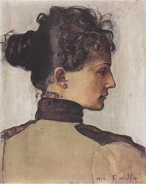 Portrait of Berthe Jacques, 1894 - Фердинанд Ходлер