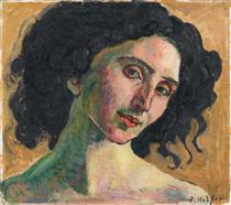 Portrait of Giulia Leonardi - Фердинанд Ходлер