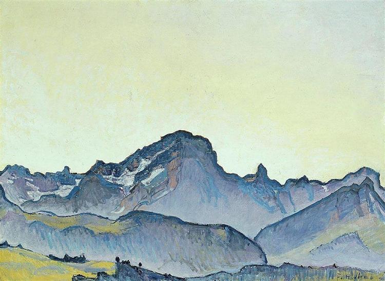 The Grand Muveran, 1911 - Ferdinand Hodler