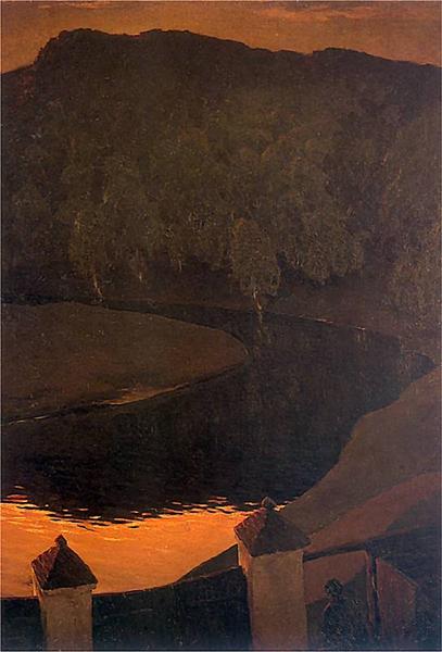 Wieczór, Wilejka, 1900 - Ferdynand Ruszczyc