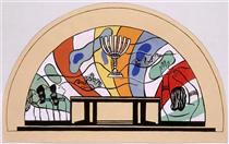 A mosaic model for the crypt of the memorial at high Mardasson - Fernand Léger