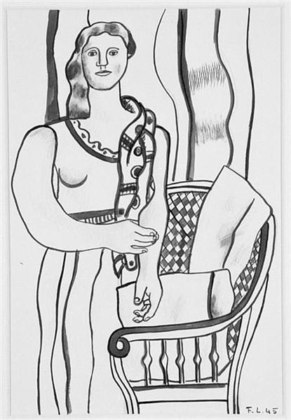 Study for a Portrait, 1945 - Fernand Léger