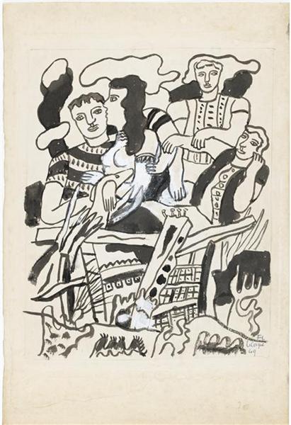 Study for the Circus, 1949 - Fernand Leger