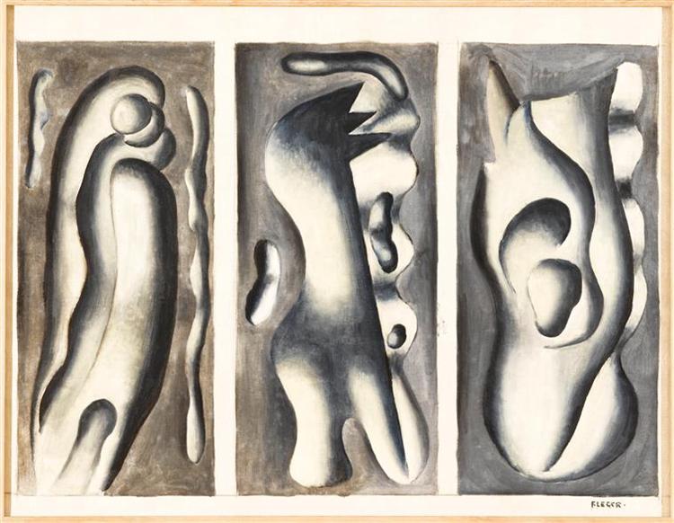 Tails of comets (study for a screen) - Fernand Leger