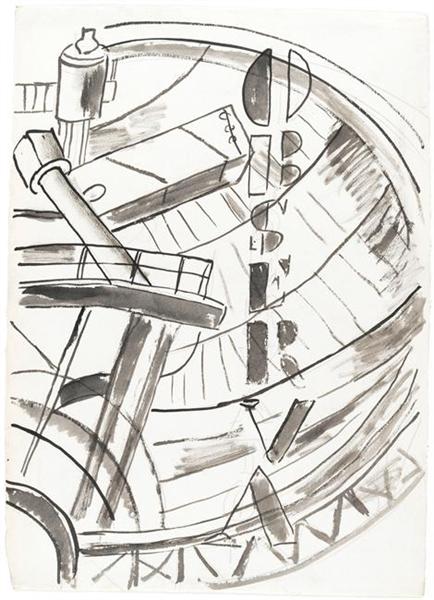 The Observatory, study for the City - Fernand Leger