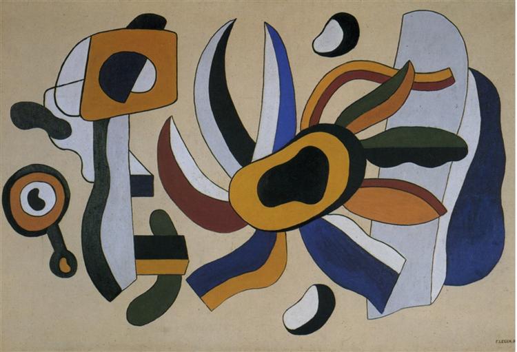 The polychrome Fleur, 1936 - Fernand Léger