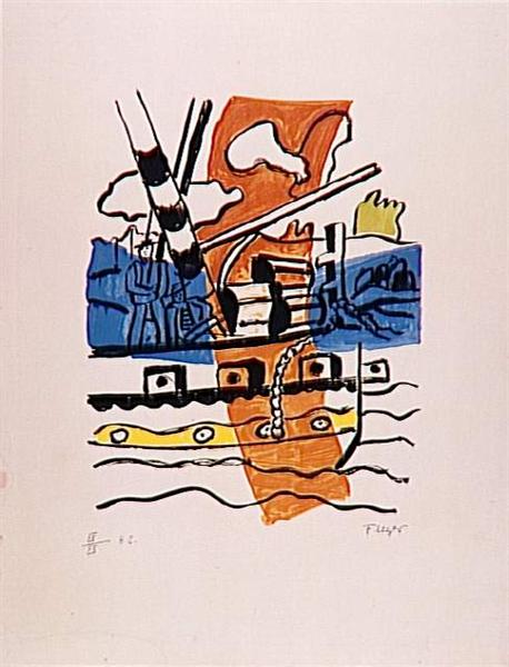 The tug - Fernand Léger