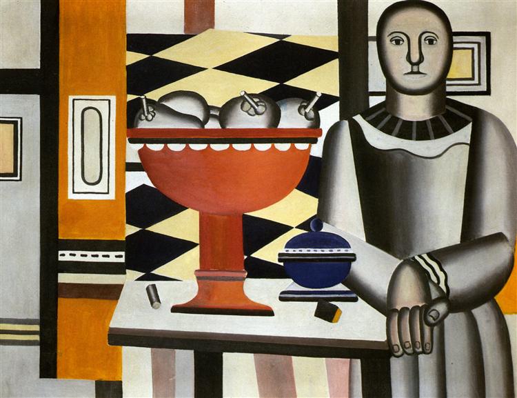 The Woman with the fruit dish, 1924 - Fernand Léger