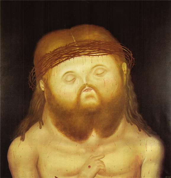 Head of Christ, 1976 - Фернандо Ботеро