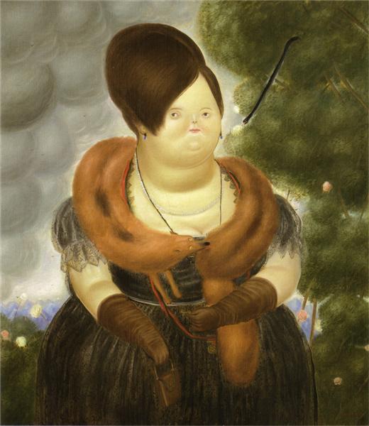 The First Lady, 1969 - Fernando Botero