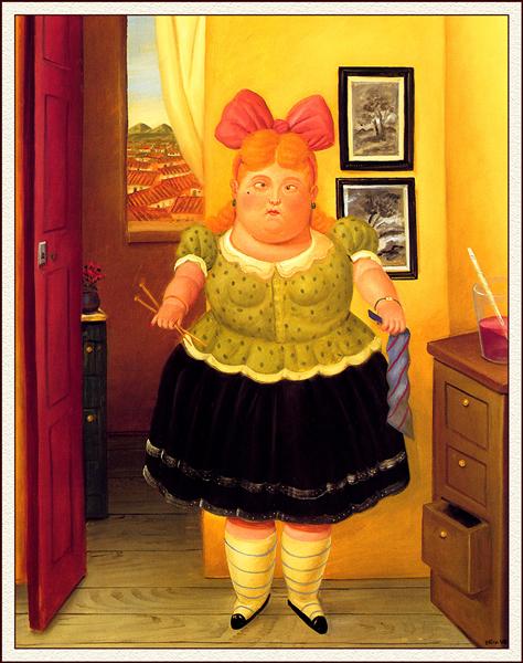 The Seamstress - Fernando Botero