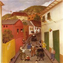 The Street - Fernando Botero