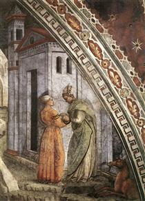 The Birth and Infancy of St. Stephen (detail) - Філіппо Ліппі