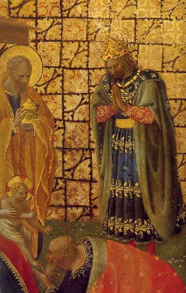 Поклонение и Благовещение, c.1424 - Фра Анджелико