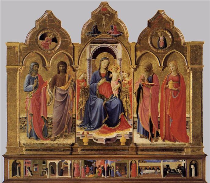 Triptyque de Cortone, c.1437 - Fra Angelico