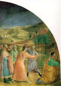 The stoning of Stephen - Фра Анджеліко