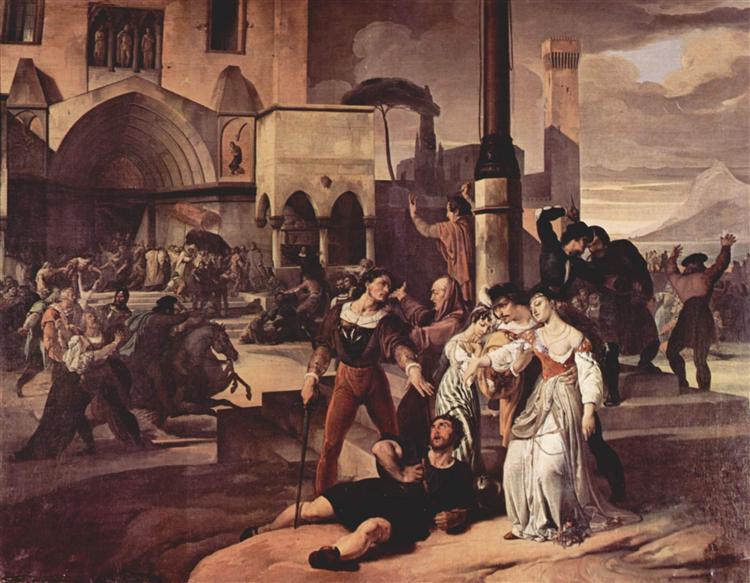 The Sicilian Vespers (Version I), 1821 - 1822 - Франческо Гаєс