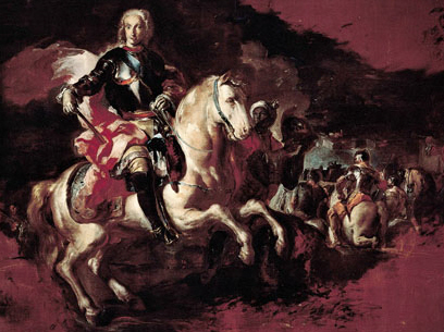Triumph of Charles III at the Battle of Velletri, 1744 - Francesco Solimena
