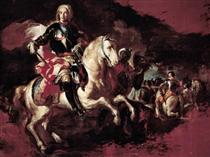 Triumph of Charles III at the Battle of Velletri - Francesco Solimena