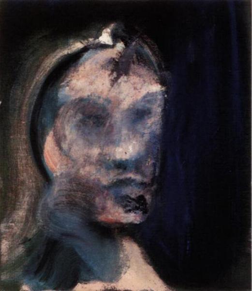 Study for a Portrait (looking left), 1962 - Francis Bacon