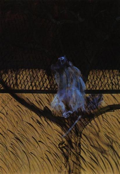 Study of a Baboon, 1953 - Francis Bacon