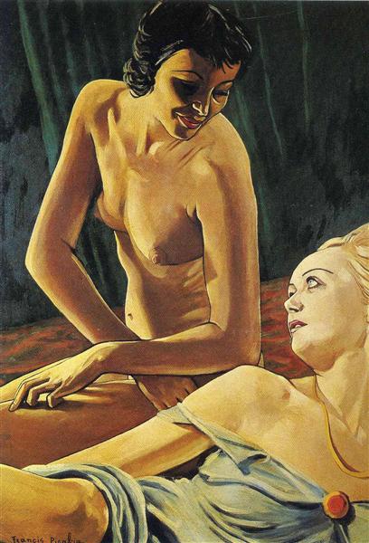 The brunette and blonde - Francis Picabia