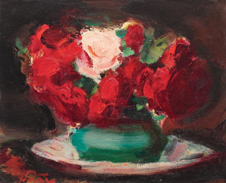 Red and Pink Roses, 1940 - Francisc Sirato