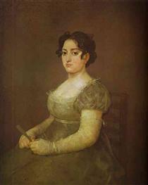 Femme à l'éventail - Francisco de Goya