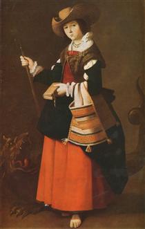 Sainte Marguerite - Francisco de Zurbarán