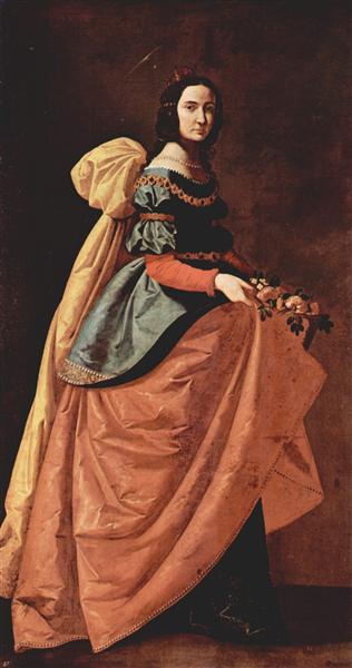 Св. Касильда Толедская, c.1640 - Франсиско де Сурбаран