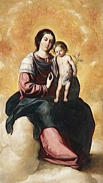 Virgin of the Rosary - Франсіско де Сурбаран
