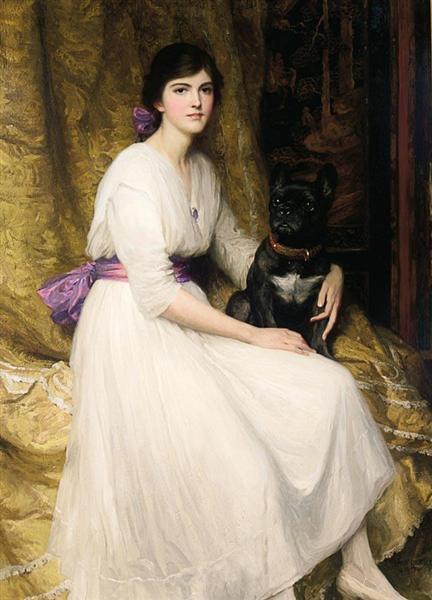 Portrait of the Artist's Niece, Dorothy, 1917 - Frank Bernard Dicksee
