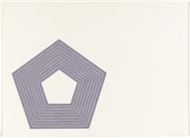 Charlotte Tokayer (from the Purple Series) - Frank Stella