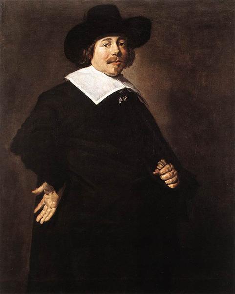 Portrait of a Man, c.1640 - 哈爾斯