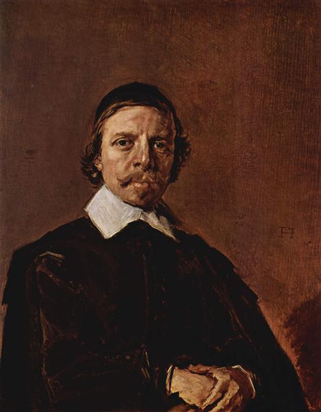 Portrait of a Man, possibly a minister, c.1660 - Frans Hals