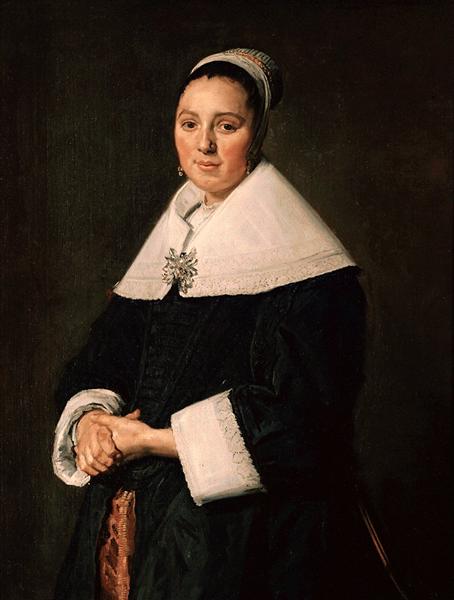Portrait of a woman, c.1650 - 哈爾斯